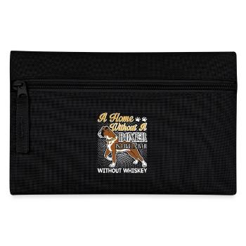 A Home Without A Boxer - Pencil Case - black - Front