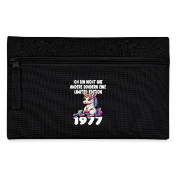 Limited Edition 1977 Birthday Born 1977 - Pencil Case - black - Front