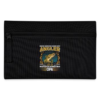 Opi MANCHE MENSCHEN NENNEN MICH ANGLER BIN OPA - Federtasche - Schwarz - Vorne