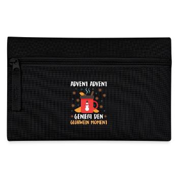 ADVENT ADVENT GENIEßE DEN MOMENT Lustiges - Federtasche - Schwarz - Vorne