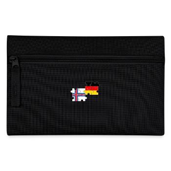 Faroe Islands Germany Flag German Faroe Islands - Pencil Case - black - Front