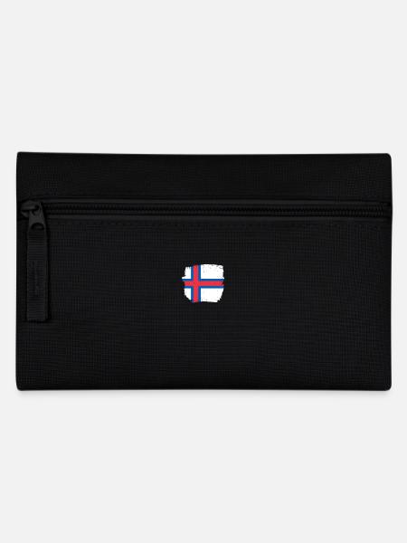 Färöer Inseln Färingische Flagge Färinger - Federtasche - Schwarz