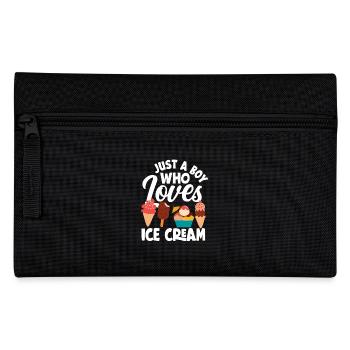 Ein Junge Der Eis Liebt - Eiscreme Fan - Pencil Case - black - Front