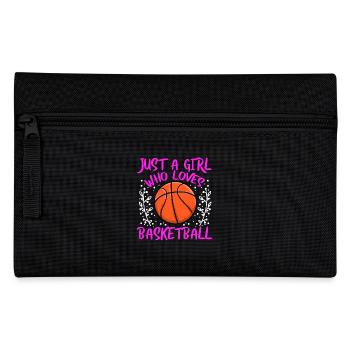 Baller Just Girl, das Basketball liebt - Federtasche - Schwarz - Vorne