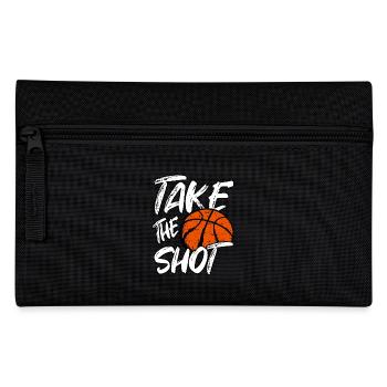 Baller Take Shot Hoops Basketball - Pencil Case - black - Front