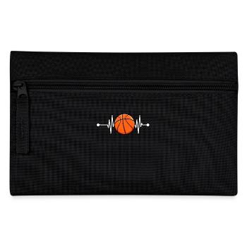 Game Sports Baller Heartbeat Basketball - Pencil Case - black - Front