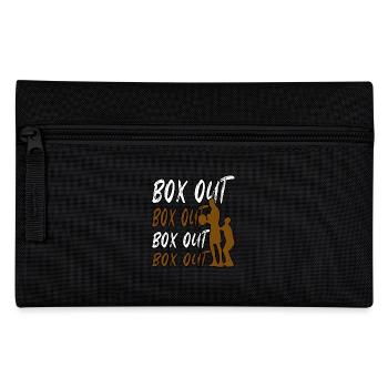 Boxing Out Basketball - Pencil Case - black - Front