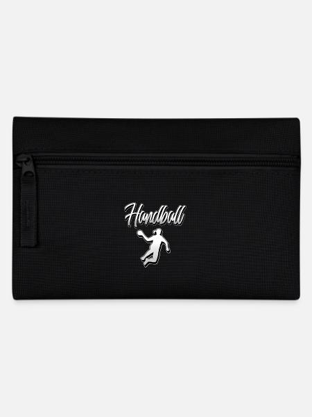 Handball Handballerin - Federtasche - Schwarz