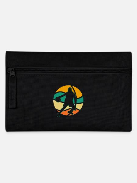 Basketball Basketballer - Federtasche - Schwarz