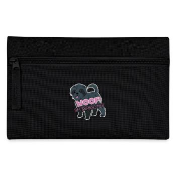 Woof Affenpinscher - Pencil Case - black - Front