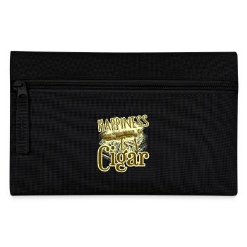 Cigar Smoking Happiness Is A Cigar - Pencil Case - black - Front