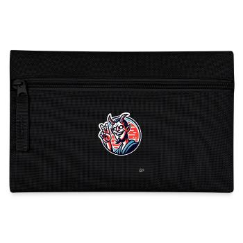 Peace sign from the swag devil - Pencil Case - black - Front