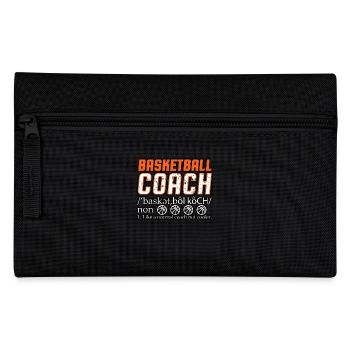 Normaler Trainer, aber coolerer Sport Basketball - Federtasche - Schwarz - Vorne