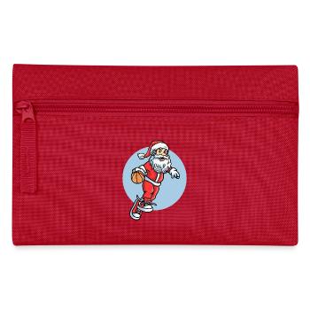 Baller Christmas Santa Claus Basketball - Pencil Case - red - Front