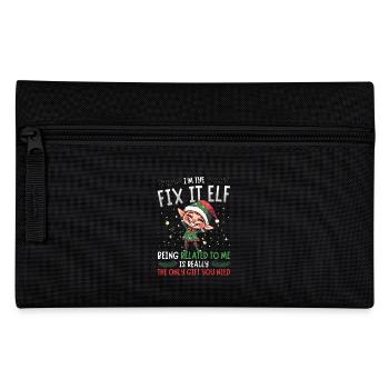 I’m the Fix It Elf - Look partenaire de Noël - Trousse - noir - Devant