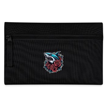Shark - Pencil Case - black - Front