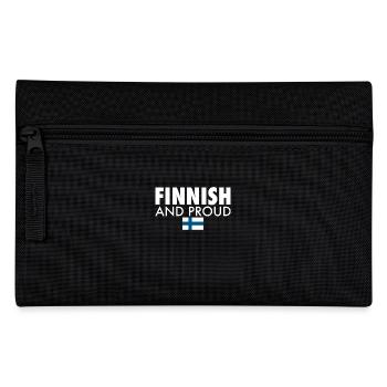Finnish And Proud Finnland Finnische Flagge Finne - Federtasche - Schwarz - Vorne