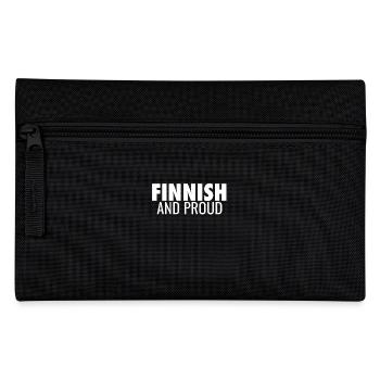 Finnish And Proud Finnland Finnische Finne - Federtasche - Schwarz - Vorne