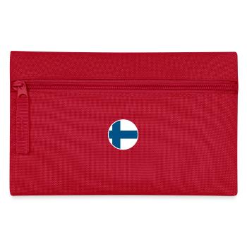 Finland Finnish flag Finn - Pencil Case - red - Front