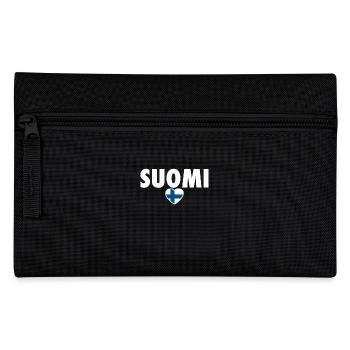 Suomi Finnland Finnische Flagge Finne - Federtasche - Schwarz - Vorne