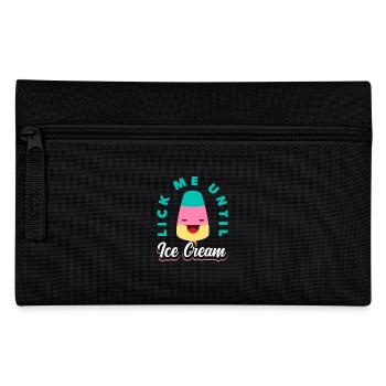 Amateur de crème glacée lèche-moi jusqu’à ce que - Trousse - noir - Devant