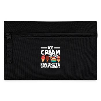 Cream Lover Favorite Food Group - Pencil Case - black - Front