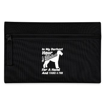 Airedale Terriers In My Darkest Hour - Pencil Case - black - Front