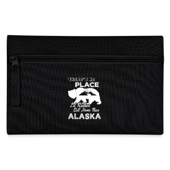 Alaska Home - Pencil Case - black - Front