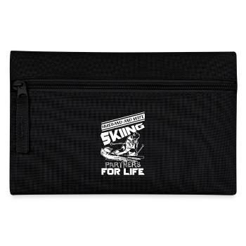 Skiing Partners For Life - Pencil Case - black - Front