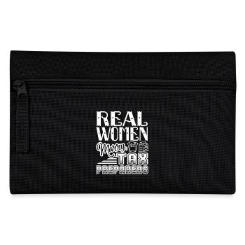Tax Preparer Real Men Marry Tax Preparers - Pencil Case - black - Front