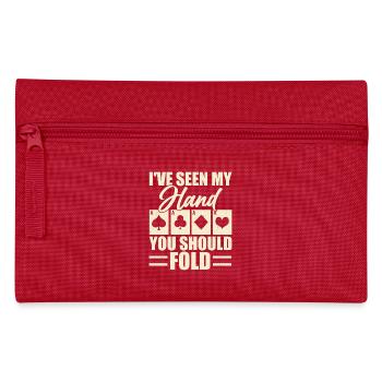 Poker Gambling Funny Poker Gambler - Pencil Case - red - Front