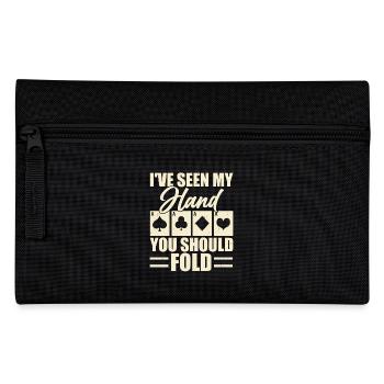 Poker Jeux d’argent Funny Poker Gambler - Trousse - noir - Devant