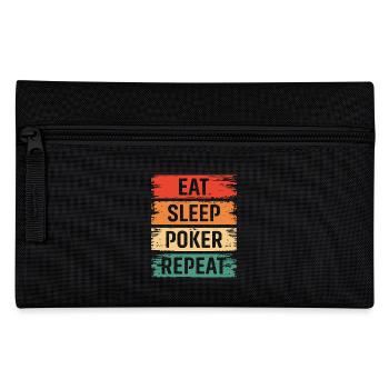 Poker Jeux d’argent Funny Poker Gambler - Trousse - noir - Devant