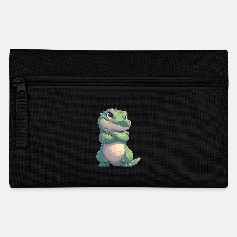 Krokodile Krokodil - Federtasche - Schwarz