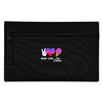 Peace Love Cream Fan Cream - Trousse - noir - Devant