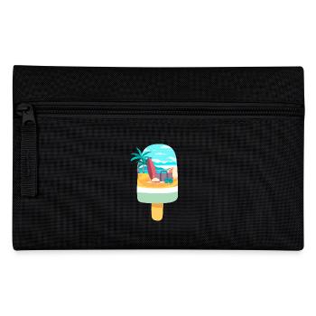 Cream Lovers Beach Vacation - Pencil Case - black - Front