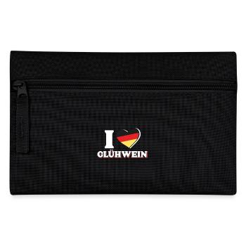 Weihnachtsmarkt I LOVE GLÜHWEIN Deutschland - Federtasche - Schwarz - Vorne