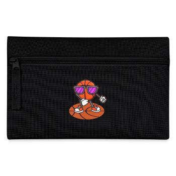 Basket Sports Baller Dabbing Basketball - Federtasche - Schwarz - Vorne