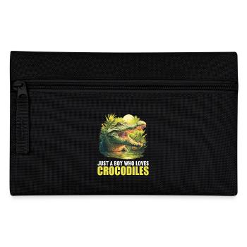 Krokodile Krokodil - Federtasche - Schwarz - Vorne