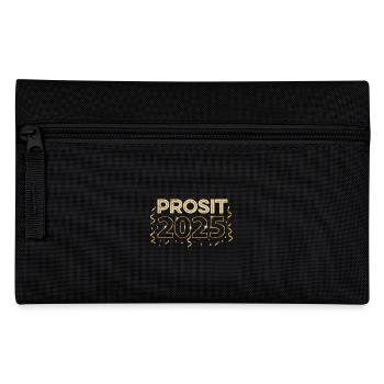 Silvester Party PROSIT 2025 Neujahr Party - Federtasche - Schwarz - Vorne