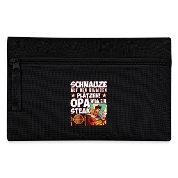 Opi SCHNAUZE AUF DEN BILLIGEN PLÄTZEN OPA WILL - Federtasche - Schwarz - Vorne