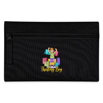 Thrift Shopper Thrifting Boy Thrift Store - Federtasche - Schwarz - Vorne