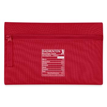 Volant de badminton - Trousse - rouge - Devant