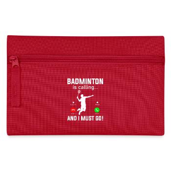 Volant de badminton - Trousse - rouge - Devant