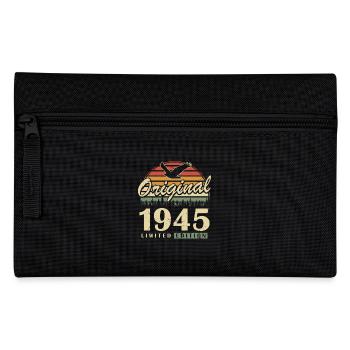 Original 1945 Vintage Vintage Birthday Gift - Pencil Case - black - Front
