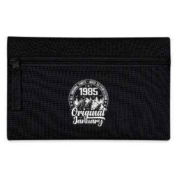 January 1985 Original 39 Year Old Birthday Gift - Pencil Case - black - Front