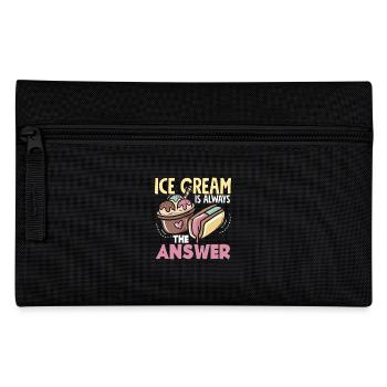 Cream Lover Answer Always - Pencil Case - black - Front
