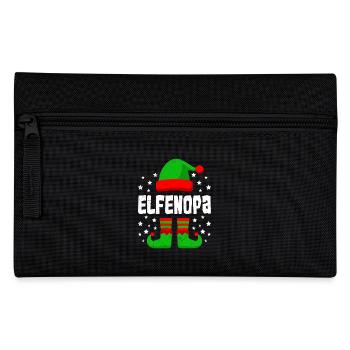 ELFEN OPA Lustiges Großvater Weihnachten Opi - Federtasche - Schwarz - Vorne