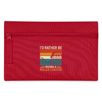 Roller Coaster Theme Park - Pencil Case - red - Front
