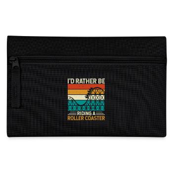 Roller Coaster Theme Park - Pencil Case - black - Front